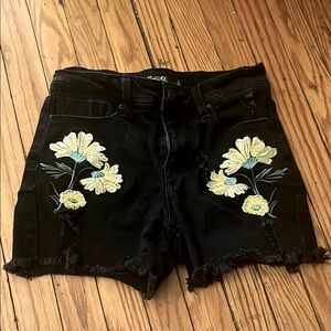 Nanette Lepore Floral Jean Shorts